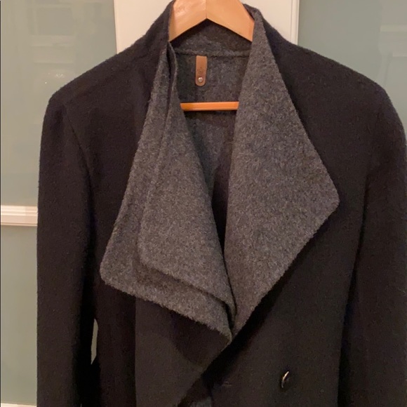 Meghan Markle’s favorite winter coat reversible Black wool gray wool classic - Picture 8 of 17